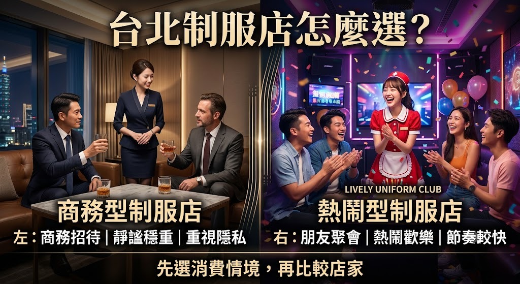 台北制服店怎麼選?商務型制服店 vs 熱鬧型制服店完整比較